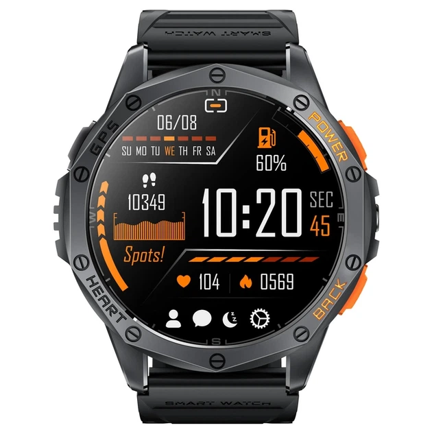 Розумний смарт годинник Smart GPS Max Black, 2 ремінці - Фото 3 Розумний смарт годинник Smart GPS Max Black, 2 ремінці - изображение 3