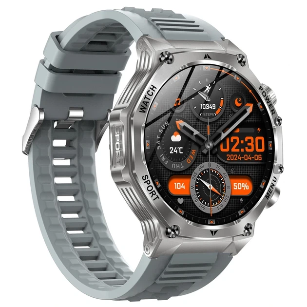 Розумний смарт годинник Smart Surf X Pro Silver Grey, 2 ремінці - изображение 3