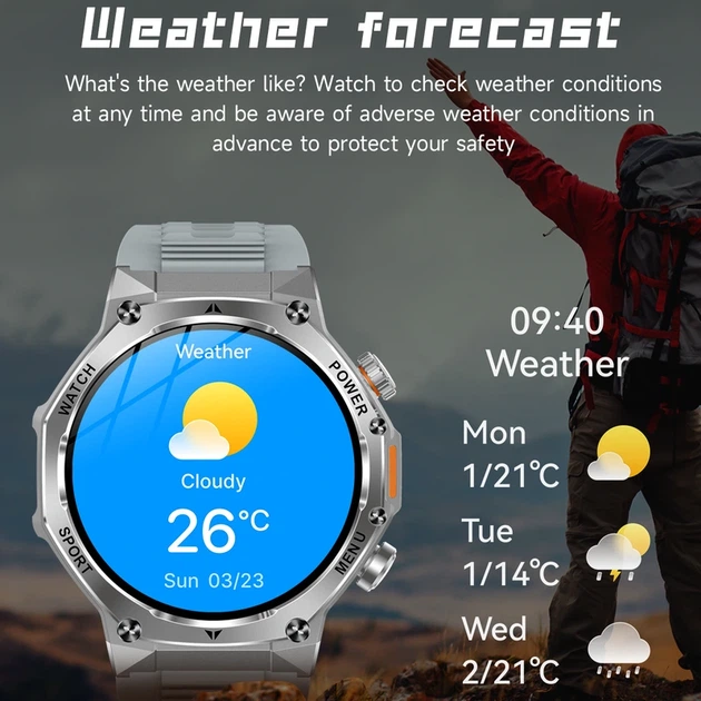 Розумний смарт годинник Smart Surf X Pro Silver Grey, 2 ремінці - изображение 4