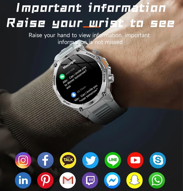 Розумний смарт годинник Smart Surf X Pro Silver Grey, 2 ремінці - изображение 5