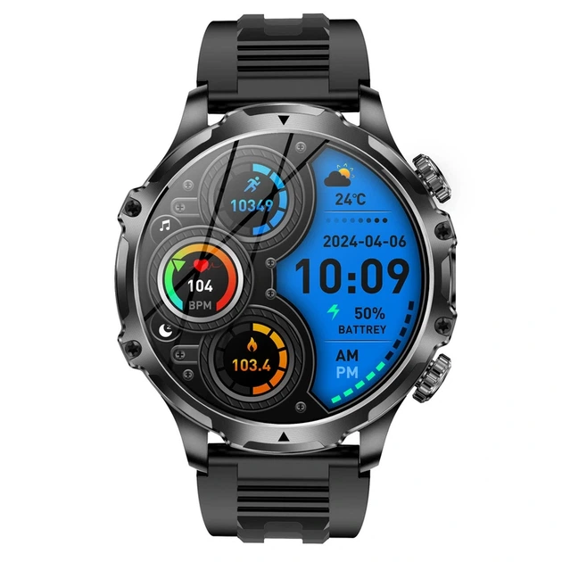 Розумний смарт годинник Smart Turbo Power Rubber, 2 ремінці - изображение 3
