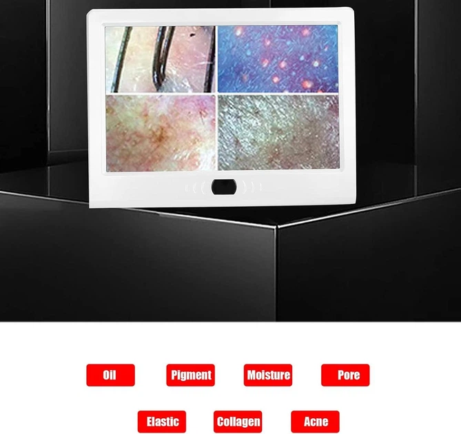 Аналізатор шкіри та волосся COHU COHU4kwc85fbz24768-13 13" 50x/200x акумуляторний - зображення 6