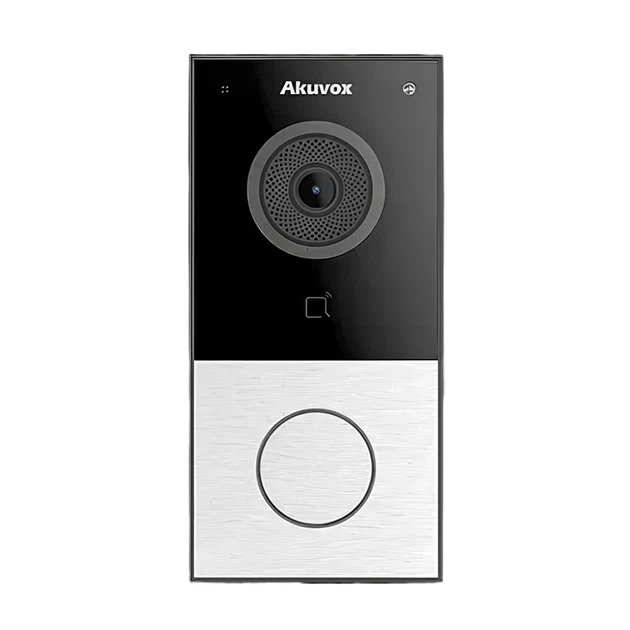Комплект IP-відеодомофона Akuvox: домофон 7" C313 + відеопанель з WiFi 2Mp E12W (E12W + C313) (00-00002084) - зображення 3