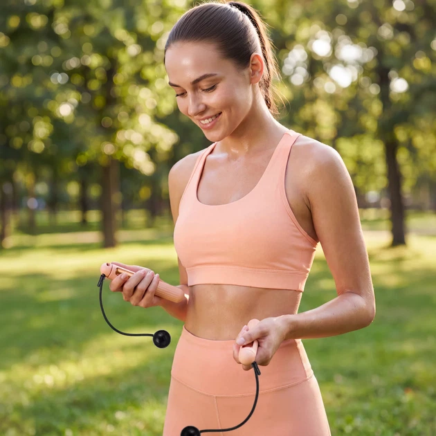 Skakanka bezprzewodowa z licznikiem Gymtek Smart Motion Bluetooth G-05178 Różowa (5905399051785) - Zdjęcie 16 Skakanka bezprzewodowa z licznikiem Gymtek Smart Motion Bluetooth G-05178 Różowa (5905399051785) - obraz 16