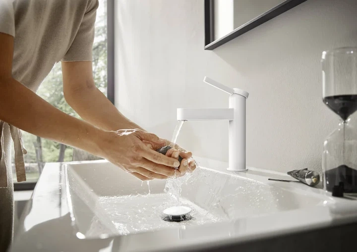 HANSGROHE Finoris Смеситель для раковины, белый матовый (76023700) - изображение 2