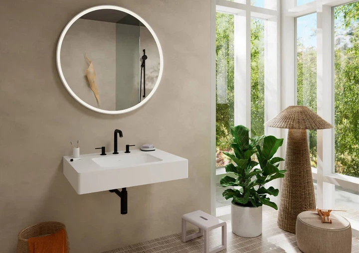 HANSGROHE Tecturis S Смеситель для раковины, черный мат (73330670) - изображение 2