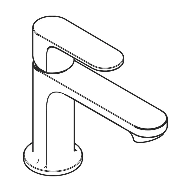 Hansgrohe Rebris S Смеситель для раковины, черный матовый (72586670) - изображение 3
