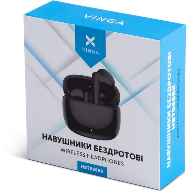 Наушники Vinga HBT065 Bluetooth Black (HBT065BK) - Фото 7 Наушники Vinga HBT065 Bluetooth Black (HBT065BK) - изображение 7