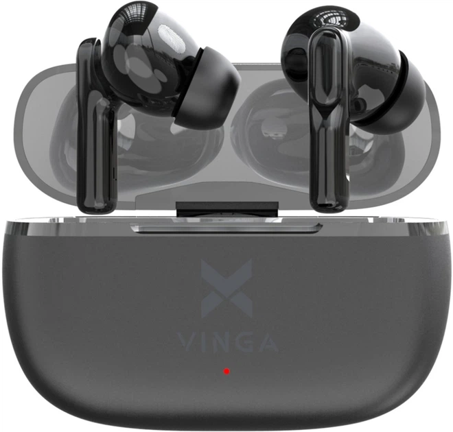 Наушники Vinga HBT075 Bluetooth Black (HBT075BK) - Фото 1 Наушники Vinga HBT075 Bluetooth Black (HBT075BK) - изображение 1