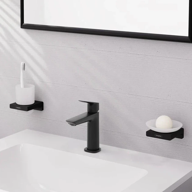 Hansgrohe Logis Fine Смеситель для раковины, черный матовый (71253670) - изображение 6