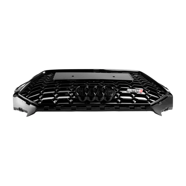Решетка радиатора Audi A4 B9 2020-2024 стиль RS4 черный глянец - изображение 5