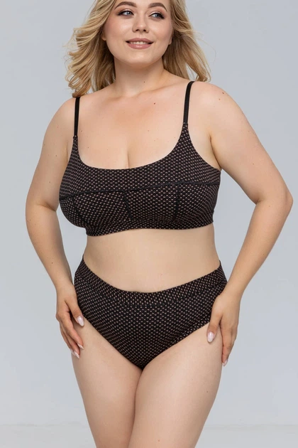 Бавовняний комплект білизни з трусиками сліп TOTALFIT SET6U-KHLP165 3XL - изображение 4