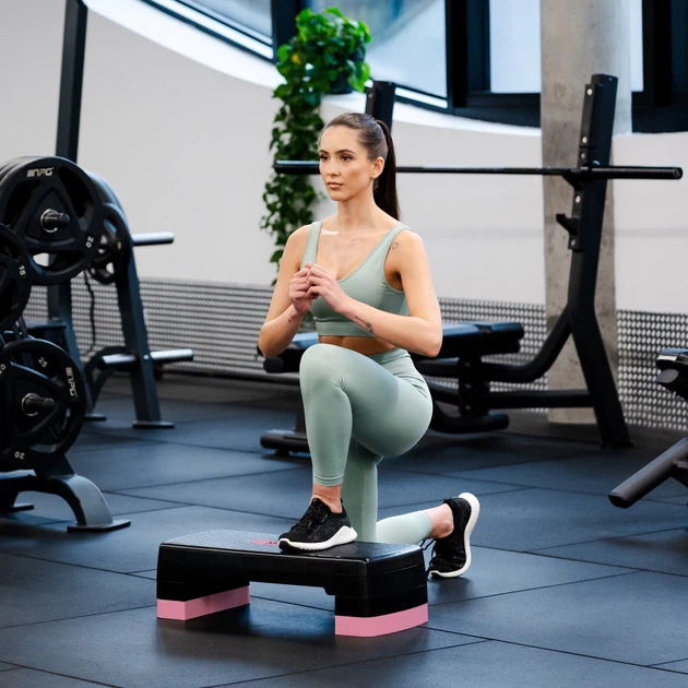 Степ платформа для аеробіки Gymtek 3 рівні Рожево-чорна (5905884426920) - Фото 7 Степ платформа для аеробіки Gymtek 3 рівні Рожево-чорна (5905884426920) - зображення 7