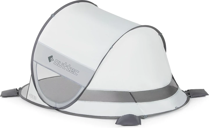Namiot plażowy Outtec samorozkładający EasyShade UV50 Szary 206027 (5905884429358) - obraz 2