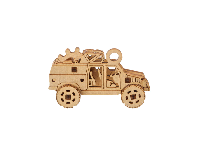 3D пазлы механические фиджеты военная техника 43 элемента UGEARS MC-7513 - изображение 4