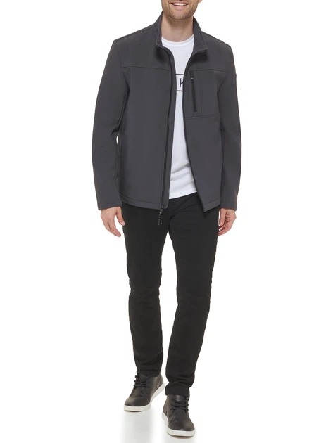 Куртка демисезонная мужская Calvin Klein 108644423 2XL Серая (1160792156) - Фото 4 Куртка демисезонная мужская Calvin Klein 108644423 2XL Серая (1160792156) - изображение 4