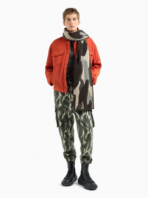 Поло длинное мужское Armani Exchange 366275502 2XL Зеленое (1160633663) - изображение 3