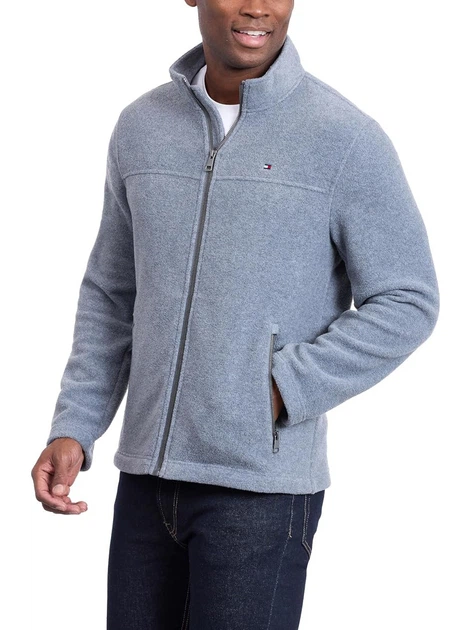 Толстовка на молнии на флисе мужская Tommy Hilfiger 117867410 2XL Серая (1160804930) - Фото 5 Толстовка на молнии на флисе мужская Tommy Hilfiger 117867410 2XL Серая (1160804930) - изображение 5