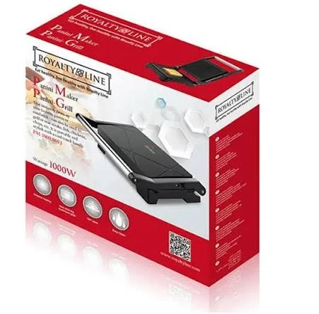 Електрогриль Royalty Line PM-1000 Black 1000 Вт - изображение 3