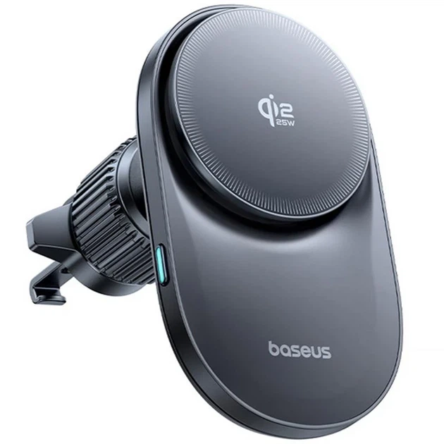 Автодержатель Baseus PrimeTrip VC2 Pro Qi2.2 магнитный 66x66x55 мм ABS-пластик Cosmic Black - Фото 1 Автодержатель Baseus PrimeTrip VC2 Pro Qi2.2 магнитный 66x66x55 мм ABS-пластик Cosmic Black - изображение 1