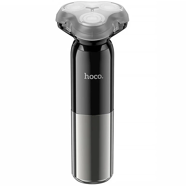 Портативная электробритва Hoco HP35 триголовочная роторная водонепроницаемая IPX7 154x60x54 мм ABS+нержавеющая сталь - Фото 3 Портативная электробритва Hoco HP35 триголовочная роторная водонепроницаемая IPX7 154x60x54 мм ABS+нержавеющая сталь - изображение 3