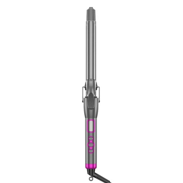 Плойка для волос Hoco HP43 25 мм PET сірий 430x45x75 мм 298 г 120-220°C - Фото 4 Плойка для волос Hoco HP43 25 мм PET сірий 430x45x75 мм 298 г 120-220°C - зображення 4
