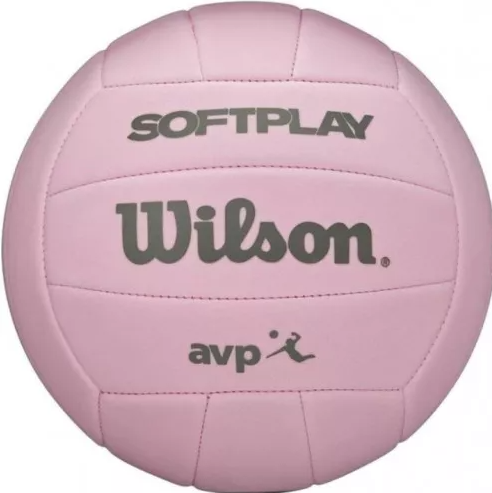 М'яч волейбольний №5 WILSON SOFT PLAY OF pink - Фото 1 М'яч волейбольний №5 WILSON SOFT PLAY OF pink - изображение 1