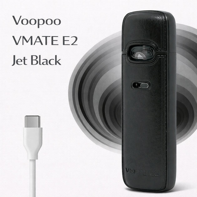 Электронная сигарета Voopoo Vmate E2 Jet Black 1500мАч многоразовая курилка Вупу в-майт е2 электронка черная до 30Вт - Фото 1 Электронная сигарета Voopoo Vmate E2 Jet Black 1500мАч многоразовая курилка Вупу в-майт е2 электронка черная до 30Вт - изображение 1