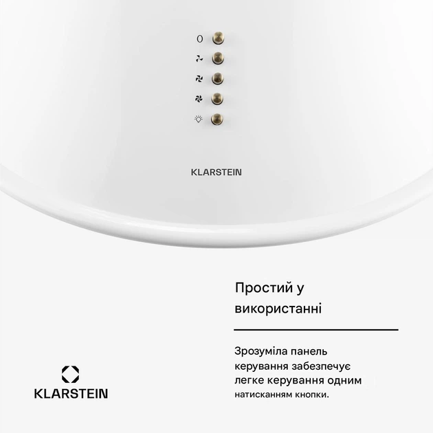 Вытяжка Klarstein Lumio Neo 60 см 610 м3/час (10030275) - изображение 5