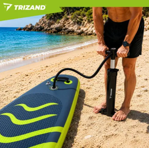 SUP-доска 350 см Trizand 180 кг надувная SUP-доска с насосом и веслом для водных прогулок - изображение 9