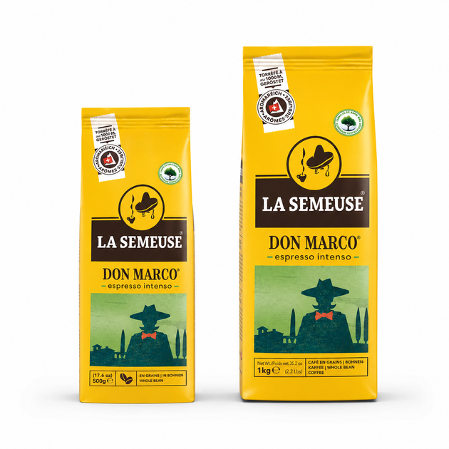 Швейцарский кофе La Semeuse Don Marco в зернах, комплект 500 г + 1 кг - изображение 3