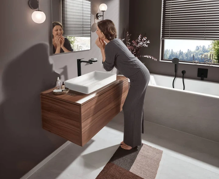 Hansgrohe Vivenis 250 Змішувач для умивальника, чорний (75040670) - зображення 3