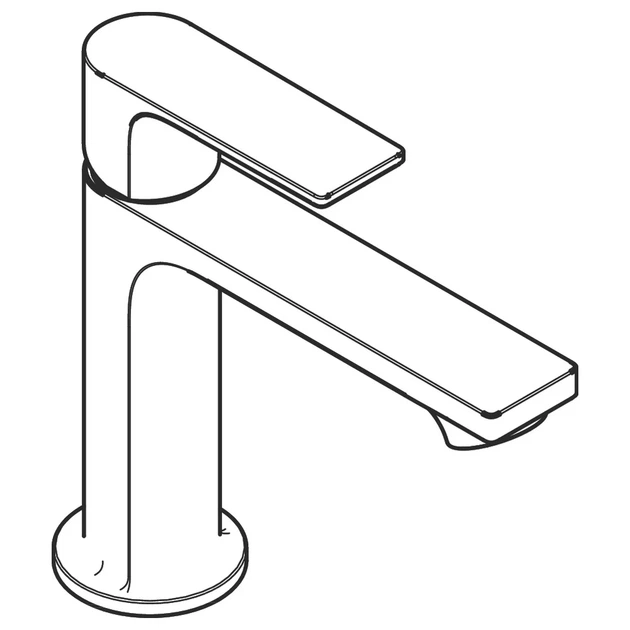 Hansgrohe Rebris E 110 Смеситель для умывальника, хром (72557000) - изображение 3