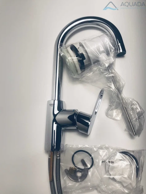 Grohe BauLoop Смеситель для раковины, L-размер, хром (23763000) - изображение 6