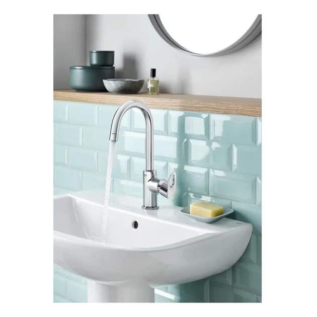 Grohe BauLoop Смеситель для раковины, L-размер, хром (23763000) - изображение 9