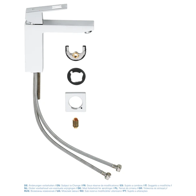 Grohe Eurocube Смеситель для раковины M-размера, хром (23446000) - Фото 11 Grohe Eurocube Смеситель для раковины M-размера, хром (23446000) - изображение 11