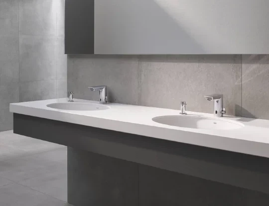 Grohe Bau Cosmopolitan E Смеситель для умывальника, хром (36452000) - изображение 3