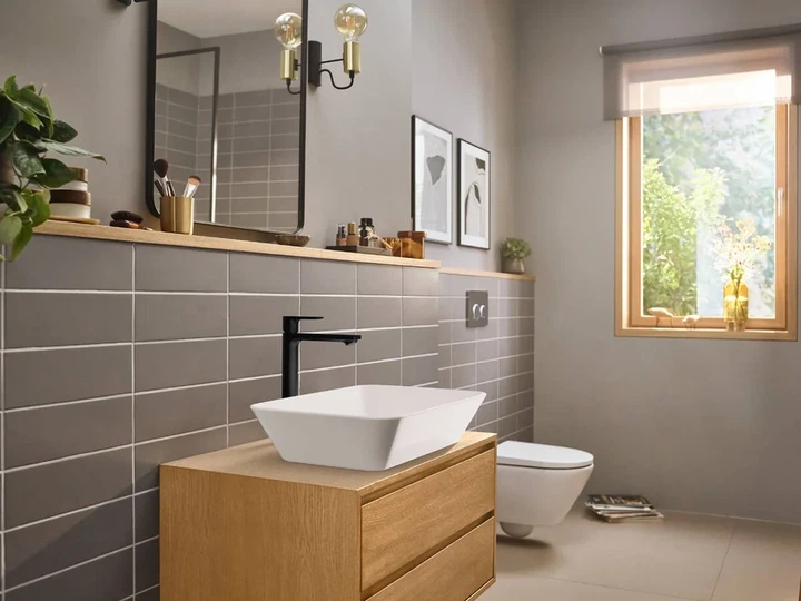 Hansgrohe Rebris E Смеситель для раковины, черный (72591670) - изображение 2
