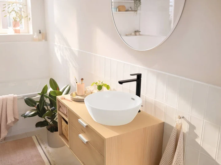 Hansgrohe Rebris S Смеситель для раковины, черный матовый (72590670) - изображение 2