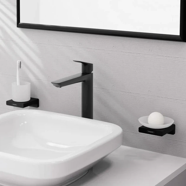 Hansgrohe Logis Fine Смеситель для раковины, черный матовый (71258670) - изображение 7
