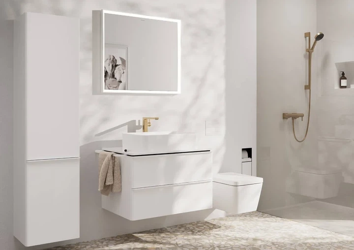 Hansgrohe Tecturis E Смеситель для раковины, шлиф. бронза (73070140) - изображение 2