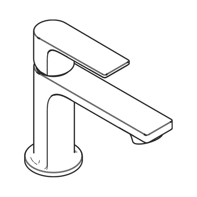 Hansgrohe Rebris E Смеситель для раковины, хром (72587000) - Фото 3 Hansgrohe Rebris E Смеситель для раковины, хром (72587000) - изображение 3