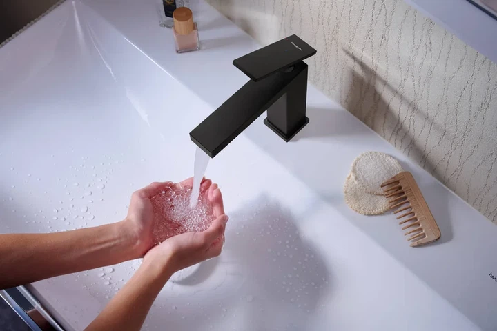 HANSGROHE Tecturis E Змішувач для раковини, чорний матовий (73011670) - зображення 4