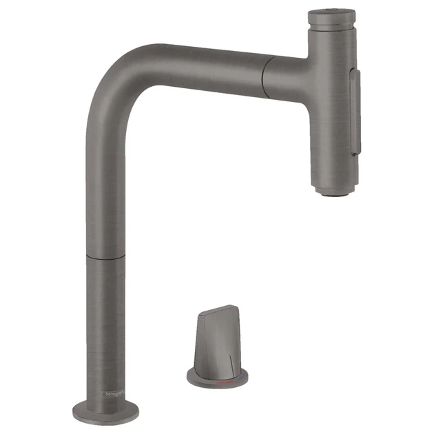 Hansgrohe Metris Select 200 Смеситель для кухни, черный хром (73818340) - Фото 1 Hansgrohe Metris Select 200 Смеситель для кухни, черный хром (73818340) - изображение 1
