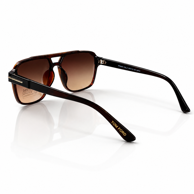 Солнцезащитные очки POLARIZED TF-P00542 C2 Brown Gradient Коричневые - изображение 5