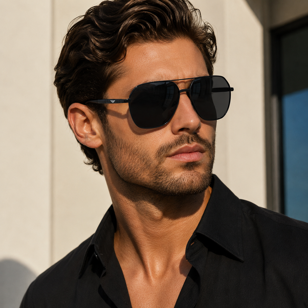 Солнцезащитные очки POLARIZED P333 Авиатор C1 Поляризация Алюминиевая оправа Защита UV400 - изображение 2