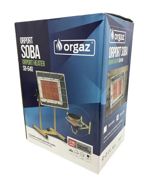 Газовий обігрівач Orgaz SB-650 на підставці 2,9 кВт (Туреччина) - изображение 5