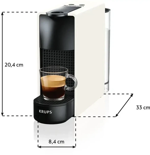Кавоварка Nespresso Essenza Mini Pure White + дегустаційний набір 7 капсул - зображення 8