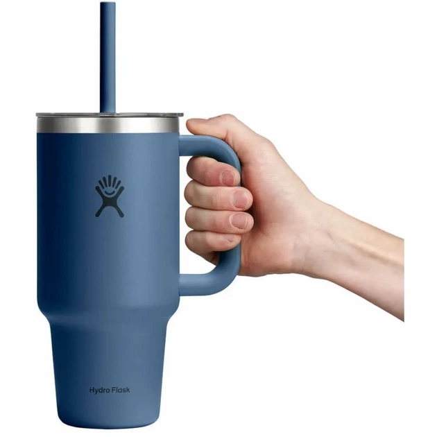 Термочашка Hydro Flask 950 ml Travel Tumbler Clear Lid Синій - зображення 3