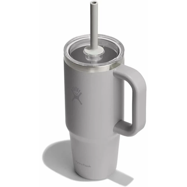 Термочашка Hydro Flask 700 ml Travel Tumbler Clear Lid Сірий - зображення 2